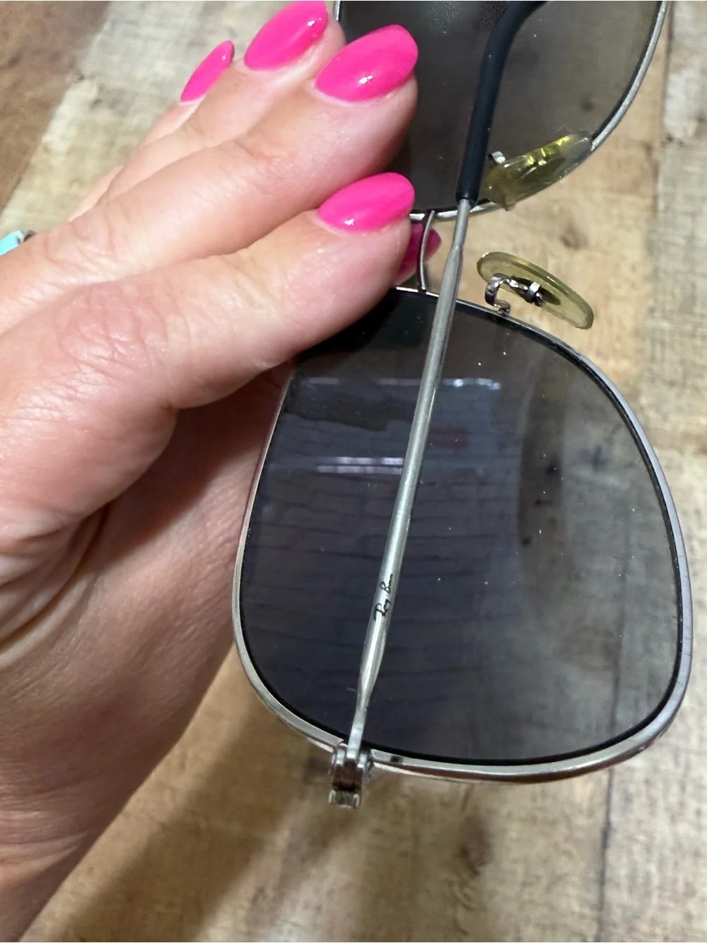 Ray-Ban RB3267 Silver with Grey Fade Lens 64mm Sunglasses These may have some mi